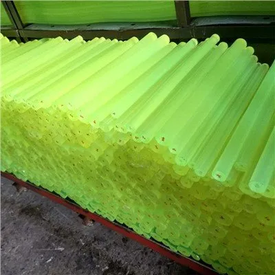 Haste de borracha pu